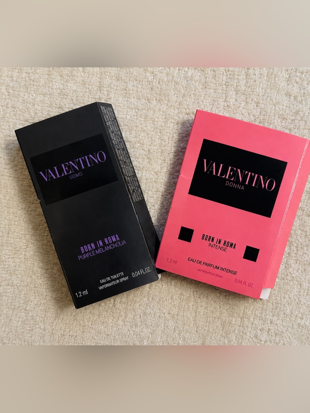 Valentino Black & Pink Born in Roma Duo Packaging